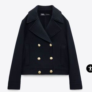 Zara Cropped Blazer Jacket